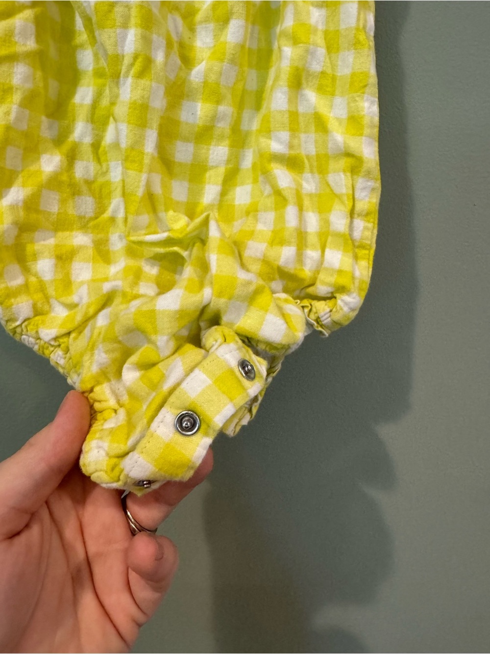 BABY GAP gingham bubble romper - Picture 6 of 6